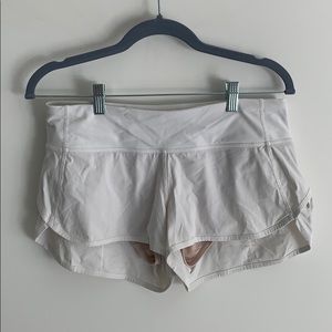 Lululemon White Shorts